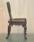 Hand Carved Colonial Hall Side Chairs, 1860s, Set of 2 15