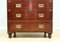 Cassettiera vintage marrone militare TV Media Storage Cabinet, Immagine 14