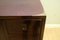 Vintage Brown Military Campaign TV Media Storage Cabinet False Drawers 9