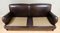 Sofá de tres plazas de cuero marrón al estilo de Howard, Imagen 16