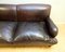 Brown Leather 3-Seater Sofa in the style of Howard, Image 7
