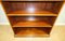 Bradley Burr Yew Wood Low Open Bookcase with Adjustable Shelves, Image 6