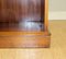 Bradley Burr Yew Wood Low Open Bookcase with Adjustable Shelves 11