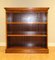 Bradley Burr Yew Wood Low Open Bookcase with Adjustable Shelves 4