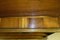 Vintage Yew Wood Open Dwarf Library Bookcase with Drawers 7