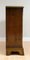 Vintage Yew Wood Open Dwarf Library Bookcase with Drawers 4