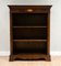 Vintage Flamed Hardwood Open Library Bookcase with Adjustable Shelves 5