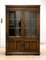 20th Century Brown Oak Display Cabinet with Key & Adjustable Shelves, Image 5