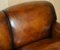 Large Brown Leather Signature Scroll Arm Sofa by George Smith for Howard & Sons 12