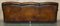 Sofá grande con brazos en forma de desplazamiento de cuero marrón de George Smith para Howard & Sons, Imagen 19