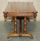 19th Century Specimen Geometric Sample Wood Inlaid Coffee Table, 1880s, Image 18