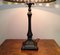 Lampe de Bureau Tiffany en Verre Diamant Coloré Bronze 5