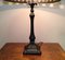 Tiffany Bronze Coloured Diamond Glass Table Lamp, Image 5