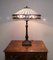 Tiffany Bronze Coloured Diamond Glass Table Lamp 2