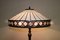 Tiffany Bronze Coloured Diamond Glass Table Lamp 3