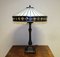 Tiffany Bronze Coloured Diamond Glass Table Lamp 1