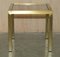 Mid-Century Modern Paris Brass Smoked Glass Side Tables from Maison Jansen, 1950s, Set of 4 13