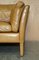 Large Tan Brown Leather 3-Seater Sofa, Image 12