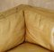 Large Tan Brown Leather 3-Seater Sofa, Image 5