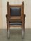 Gothic Revival Oak Pugin Carver Armchair, 1880s 15