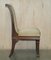 French Hardwood Hand Carved Sphinx Salon Dining Throne Chairs, 1880s, Set of 6 10
