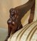 French Hardwood Hand Carved Sphinx Salon Dining Throne Chairs, 1880s, Set of 6 15