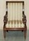French Hardwood Hand Carved Sphinx Salon Dining Throne Chairs, 1880s, Set of 6 13