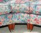 Large Vintage London Bridgewater 5 Seat Corner Sofa in Floral Fabric from Howard & Sons 9