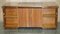 Vintage Burr Yew Wood Military Campaign Double Sided Partner Desk, Image 20