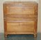 Camphor Wood Military Campaign Chest of Drawers, 1920s, Set of 2 15