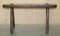 Banco o mesa de centro española antigua de cuatro patas, década de 1800, Imagen 3