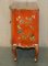 Vintage Chinese Chinoiserie Lacquer Side Cabinet, 1920s, Image 17