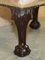 Set of Victorian Claw & Ball Hardwood Framed Small Footstools 10