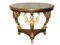 Vintage Egyptian Revival Sphinx Giltwood & Marble Centre Occasional Table 1