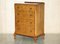 Vintage Hand Carved Cabriole Leg Burr & Burl Walnut Chest of Drawers, 1940s 2