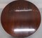 Victorian Brown Hardwood Circular Pedestal Tilt Top Breakfast Table 3