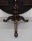 Victorian Brown Hardwood Circular Pedestal Tilt Top Breakfast Table, Image 8