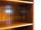 Teak Open Bookcase with Adjustable Shelves & Cupboard 8