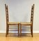 Farmhouse Rush Seat Ladder Back Dining Chairs, Set of 4 9