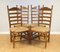 Farmhouse Rush Seat Ladder Back Dining Chairs, Set of 4 5