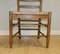 Farmhouse Rush Seat Ladder Back Dining Chairs, Set of 4 11