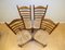 Farmhouse Rush Seat Ladder Back Dining Chairs, Set of 4, Image 4