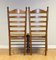 Farmhouse Rush Seat Ladder Back Dining Chairs, Set of 4 8