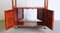 Versatile Hardwood Chinese Buffet with Tray & Wheels, Image 6