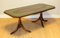 Antique Brown Hardwood Green Leather Top Coffee Table from Bevan Funnell, Image 2