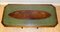 Antique Brown Hardwood Green Leather Top Coffee Table from Bevan Funnell 7