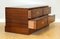 Military Campaign Style Brown Mahogany Chest / TV Stand 6