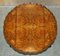 Hand Carved Burr Walnut Extending Coffee Table 11