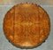 Hand Carved Burr Walnut Extending Coffee Table, Image 11