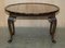Hand Carved Burr Walnut Extending Coffee Table 10